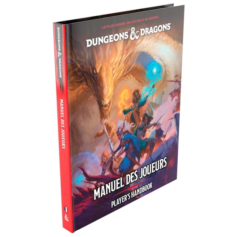 Couverture française du Manuel des joueurs de Donjons et Dragons.